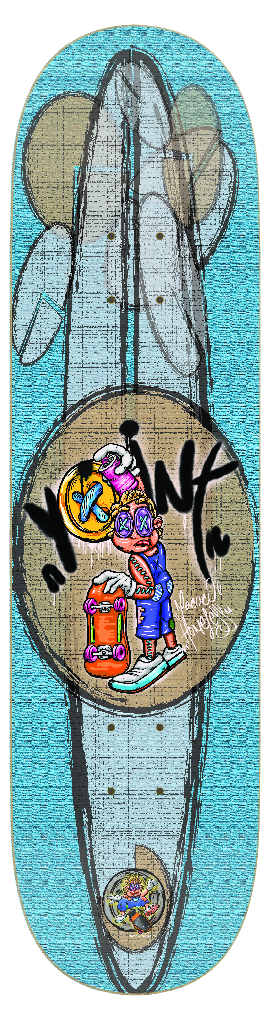 Yoint County x Macaco Skateboard Deck
