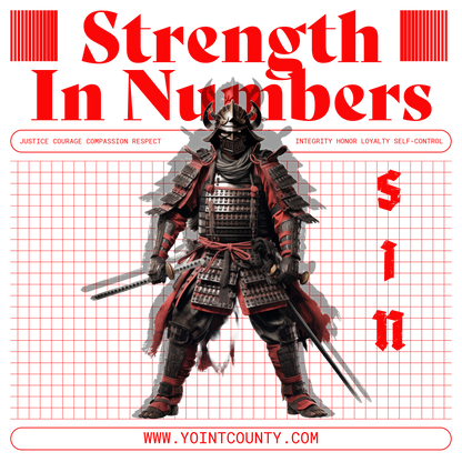 SIN — Strength In Numbers 100% Cotton Hoodie
