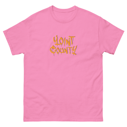 Yoint County Drippy Letter Logo T Shirt