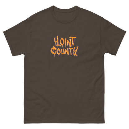 Yoint County Drippy Letter Logo T Shirt
