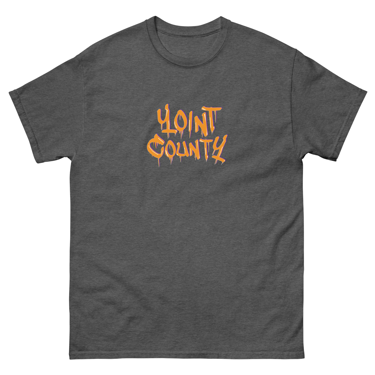 Yoint County Drippy Letter Logo T Shirt