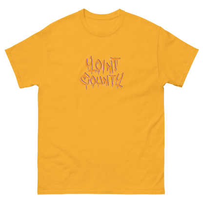 Yoint County Drippy Letter Logo T Shirt