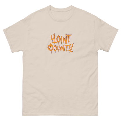 Yoint County Drippy Letter Logo T Shirt