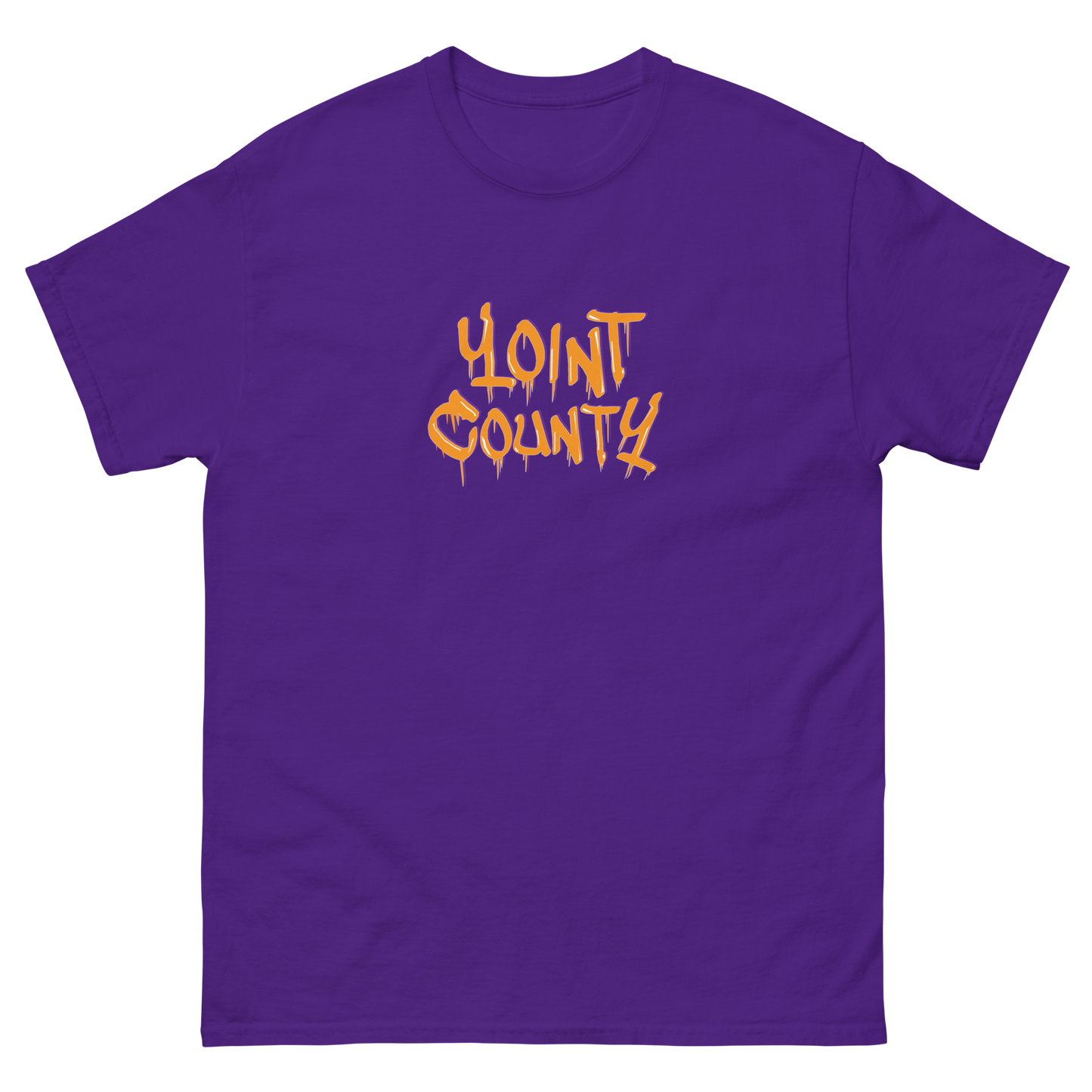Yoint County Drippy Letter Logo T Shirt