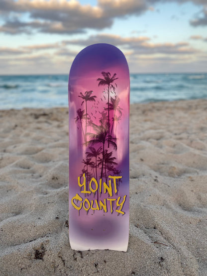 Yoint County Palm Trees Skateboard Deck
