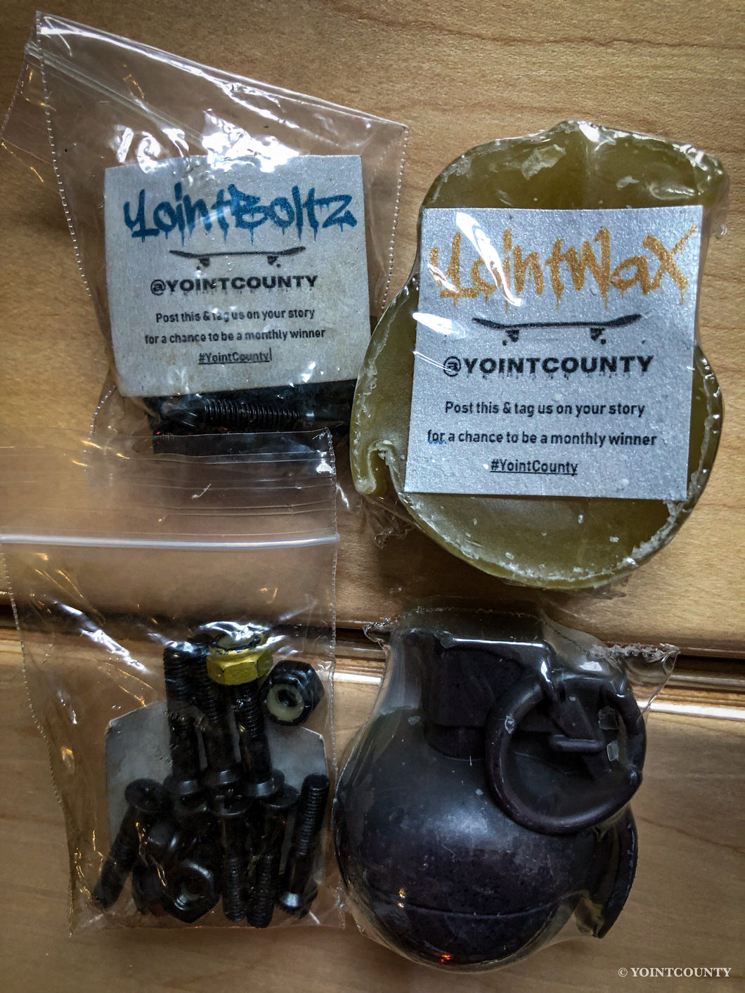 Yoint Wax and Bolts package