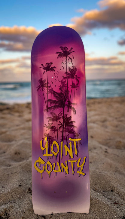 Yoint County Palm Trees Skateboard Deck