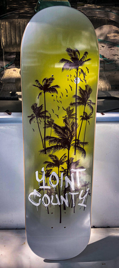 Yoint County Palm Trees Skateboard Deck