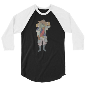 Rollin' Ronin3/4 sleeve raglan shirt
