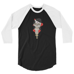 Hunter George Lil Uzi Vert Grim Reaper 3/4 sleeve raglan shirt