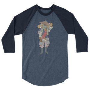 Rollin' Ronin3/4 sleeve raglan shirt