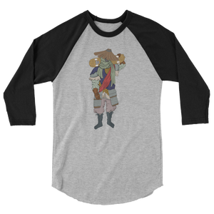 Rollin' Ronin3/4 sleeve raglan shirt