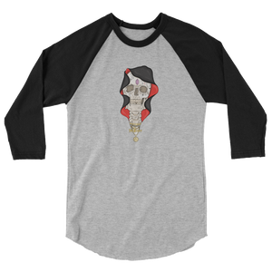 Hunter George Lil Uzi Vert Grim Reaper 3/4 sleeve raglan shirt