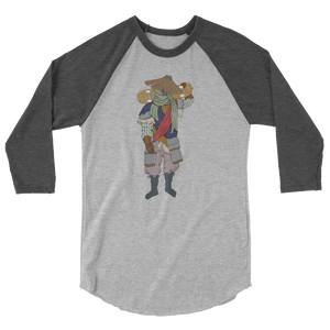 Rollin' Ronin3/4 sleeve raglan shirt