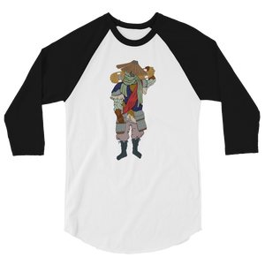 Rollin' Ronin3/4 sleeve raglan shirt
