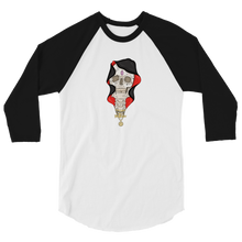 Load image into Gallery viewer, Hunter George Lil Uzi Vert Grim Reaper 3/4 sleeve raglan shirt