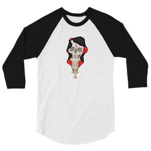 Hunter George Lil Uzi Vert Grim Reaper 3/4 sleeve raglan shirt