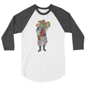 Rollin' Ronin3/4 sleeve raglan shirt