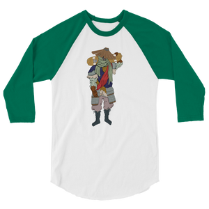 Rollin' Ronin3/4 sleeve raglan shirt