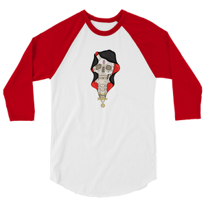 Hunter George Lil Uzi Vert Grim Reaper 3/4 sleeve raglan shirt