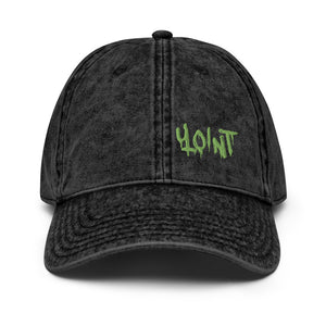 Summer Style Vintage Cotton Twill Cap Embroidered Small Yoint