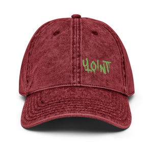 Summer Style Vintage Cotton Twill Cap Embroidered Small Yoint
